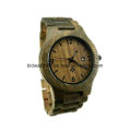 Montre-bracelet en bois d&#39;érable imperméable de la qualité 3ATM pour les hommes